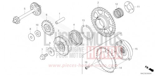 EMBRAYAGE DE DEMARRAGE CBR600R3R de 2024